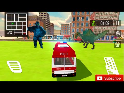 🚑Police Ambulance Rescue Driving - Police Car Driver Simulator Game - Car game #2022