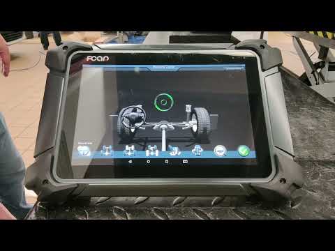 FCAR FD-305 Instruction Video 3D Wheel Aligner With No Beam