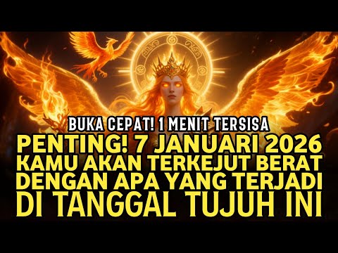 JIWA TERPILIH ✨ DI TANGGAL 7 JANUARI 2026 KAMU AKAN MENYADARI INI BUKAN KEBETULAN, TAPI GILIRANMU 