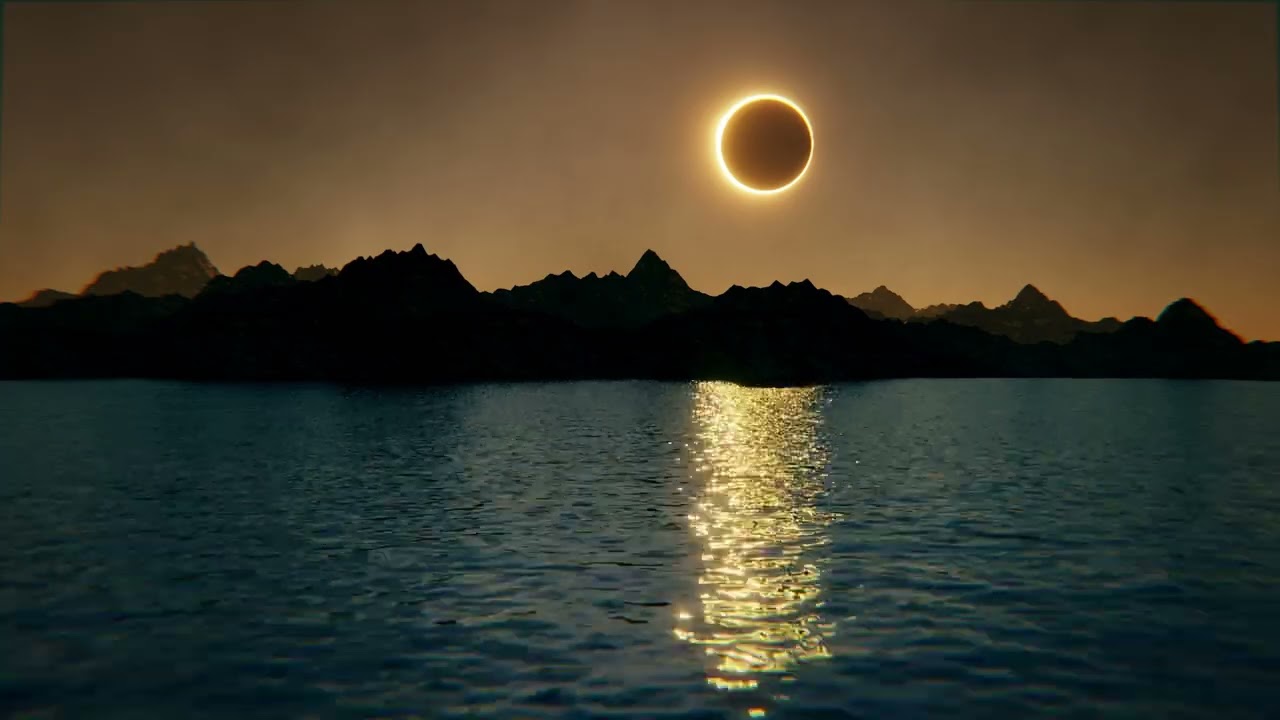 Окружающая среда озера Затмение 3D Модель