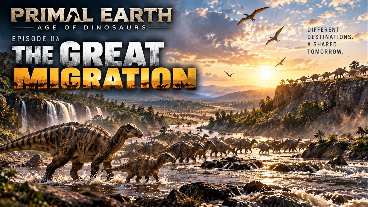 09. The Great Migration | Thousands of Dinosaurs on the Move | Primal Earth