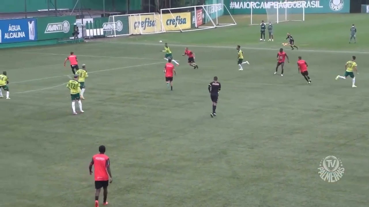 MAESTRO ATUESTA DÁ PASSE FANTÁSTICO EM JOGO TREINO DO PALMEIRAS CONTRA O POUSO ALEGRE-MG