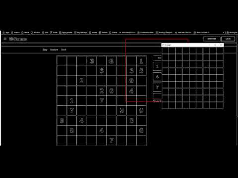 OCR Sudoku Solver demo