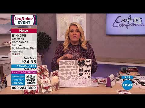 Crafter's Companion Festive BuildABow Dies