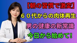 🌅 60代・70代男性必見！毎朝続けたい健康 習慣｜活力・血流・前立腺を守る7つの朝ルーティン