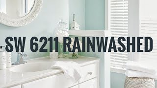 Sherwin Williams Rainwashed | Beautiful Blue Wall Color