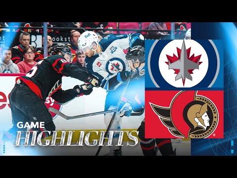 Ottawa Senators vs. Winnipeg Jets - Game Highlights