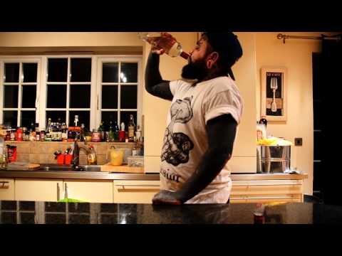 Folkestone boy 'SKAT DAGGER' extreme drink challenge...downing a litre of vodka in under a minute