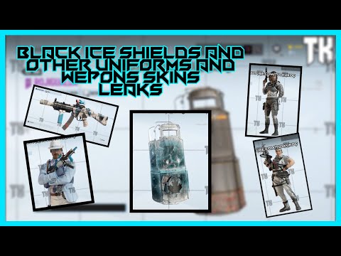 R6 LEAKS | BLACK ICE SHIELDS, BATTLE PASS, SIX INVITATIONAL (I.S.) UNIFORMS SETS AND WEPONS SKINS