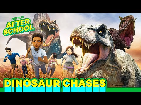 Most Death-Defying Dino Chases 🏃💨 Jurassic World Camp Cretaceous | Netflix Family