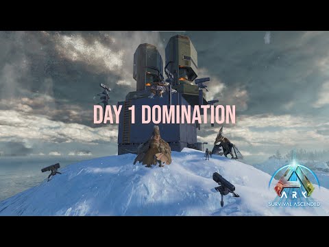 DAY 1 OF ASA WITH A 35,000 HOUR TRIBE | ARK: SURVIVAL ASCENDED PVP