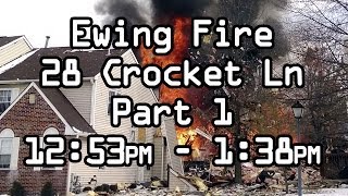 preview picture of video 'Natural Gas Explosion, Ewing NJ Fire Department Homes explode , Part 1 DISPATCH AUDIO'