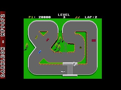 NES - Super Sprint © 1989 Tengen - Gameplay