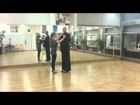 Disco Swing (Disco Fox) Programm 2, Figur 1 Grundschritt & Damensolo 180°