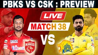 LIVE: Punjab vs Chennai, Match 38 | Toss & Pre-Match | PBKS VS CSK | IPL LIVE 2022