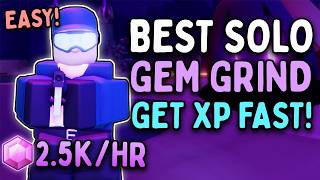 (2.5K/HR) FASTEST Solo Gem + XP Grind Strategy | Roblox Tower Defense Simulator