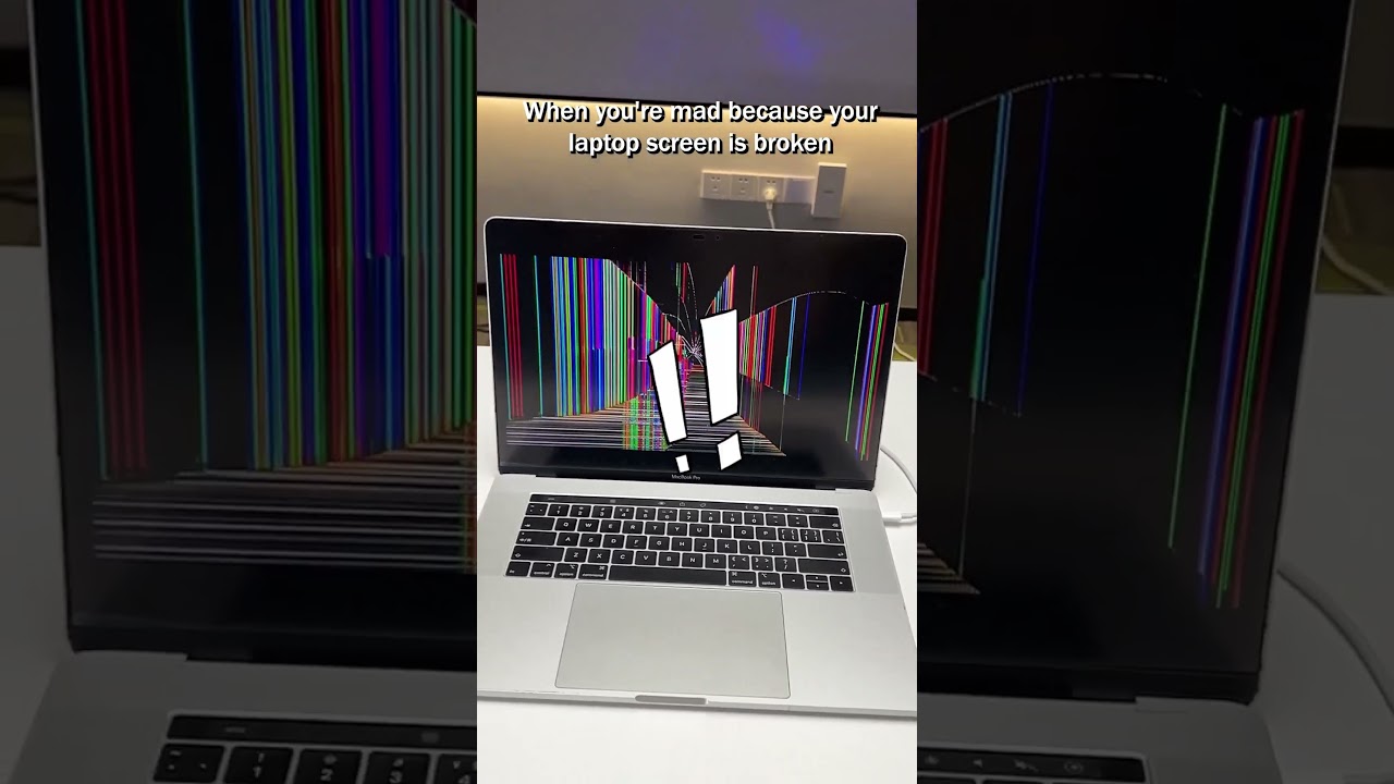 When my laptop screen is broken, but...