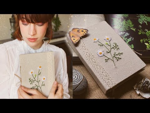 DIY LIBRETA ARTESANAL DESDE 0 | Encuadernación, cosido y bordado || Grimorio | Bullet Journal