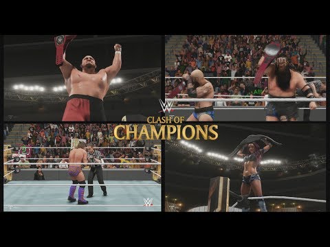 WWE 2K19 Universe Mode - "Clash of Champions Highlights"