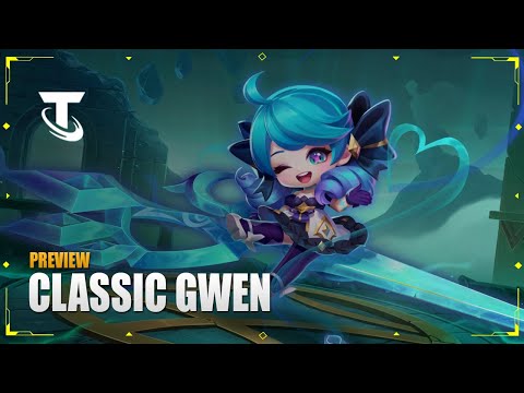 Classic Gwen Chibi Preview (Chinese Server) - Teamfight Tactics