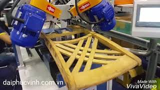 Máy khoan cấy ốc 2 bên tựa ghế tự động