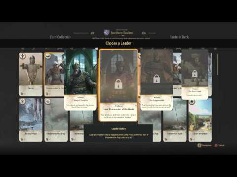 Witcher 3 Gwent Tutorial Part 1 - Building a Deck and Getting Started