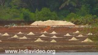 Salt making at Karnataka