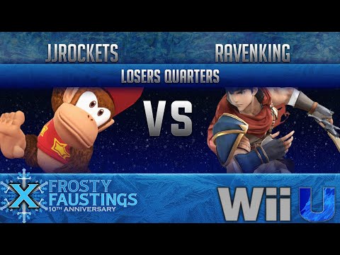 FFX - SMASH 4 LOSERS QUARTERS - JJROCKETS (Diddy Kong) vs Ravenking (Ike)