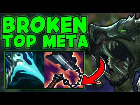 INSANE BUILD ON WARWICK TOP *SO MUCH DAMAGE* - League of Legends