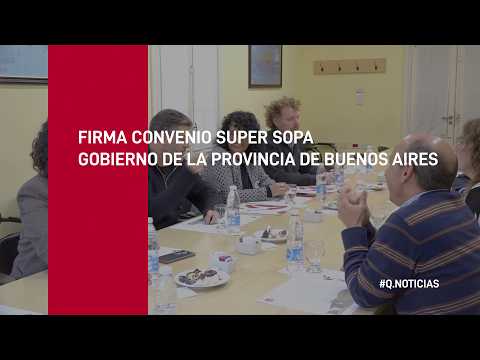 Q.Noticias - Firma convenio SuperSopa y PBA