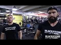 Tristan runs Jason through a leg workout
