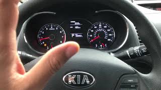 Kia Forte – How to open the trunk