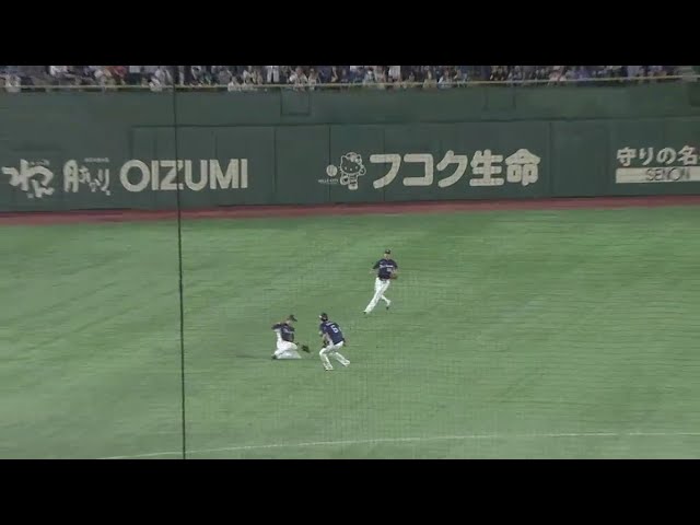 【8回裏】ライオンズ・金子侑 スライディングキャッチで追加点阻止!! 2018/5/16 F-L