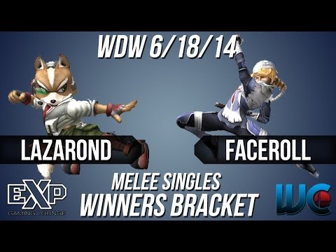 WDW 6/18/14 - Faceroll (Sheik) vs. Lazarond (Fox) Melee Singles Bracket