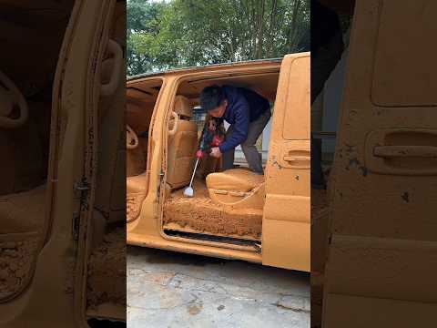 التحول المعجزي لسيارة والدة رونالدو القديمة! 😱✨#shorts