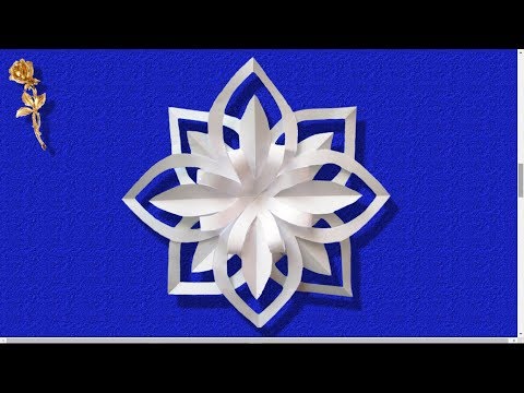 ❄️ Flocon de neige ❄️ en papier