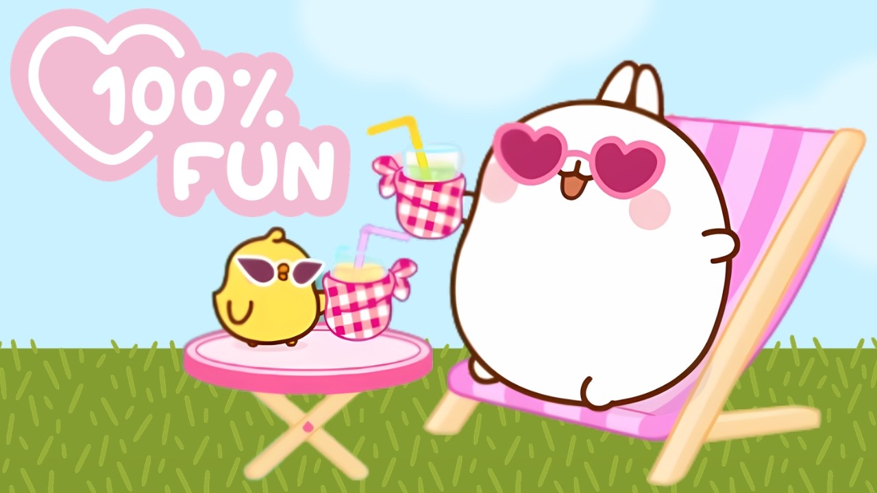 Chill Spring Afternoon 🌸☀️ Molang’s Relaxing Sunny Moments
