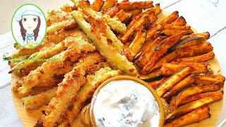 Snacks saludables: Calabacines Deluxe y Fingers | Receta de calabacín al horno