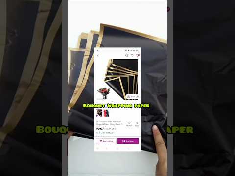 Paper Flower Bouquet Large A4