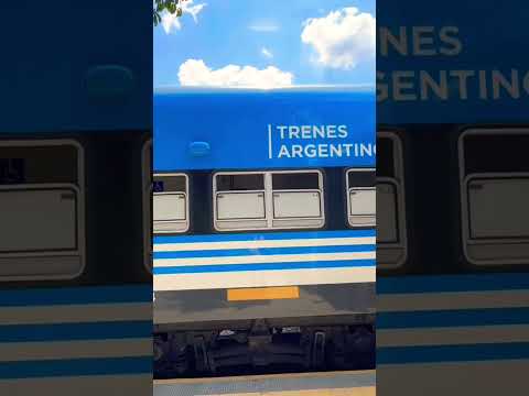 Formación del #tren #sarniento proveniente de #merlo en la estación de #marcospaz #shorts #bsas