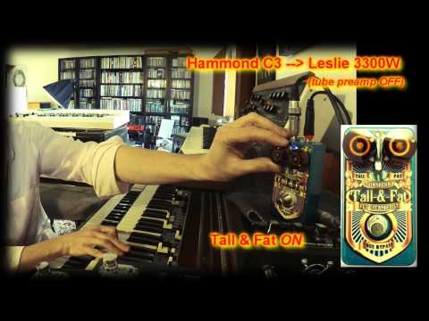 Lounsberry Pedals - TALL & FAT / Hammond C3 and Leslie 3300W
