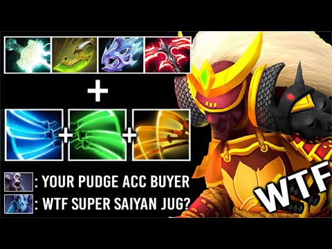 SUPER SAIYAN Max Attack Speed + Desolator LvL 2 1000 GPM Juggernaut vs Trash Talk Doctor WTF Dota 2