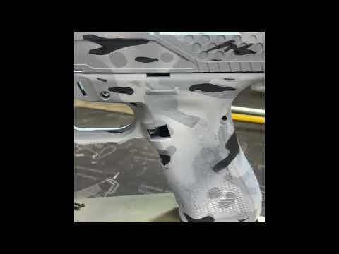 G45 customizing - stippling and Alpine camo cerakote.