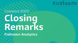 Closing Remarks, Fishtown Analytics