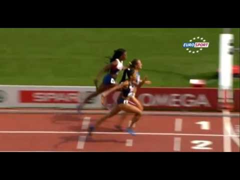 Finale 4x400m Zürich 2014 Finish incroyable de Floria Gueï