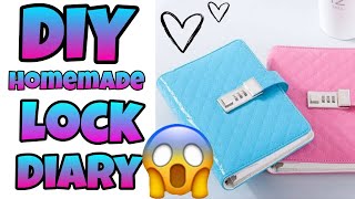 DIY HOMEMADE LOCK DIARY //How To Make Lock Diary At Home //Creative Gargi