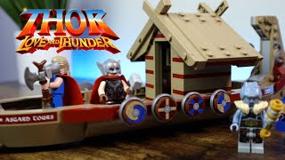 REVIEW: LEGO The Goat Boat and Attack on New Asgard Sets from Thor: Love and Thunder (76208 76207) by Beyond the Brick