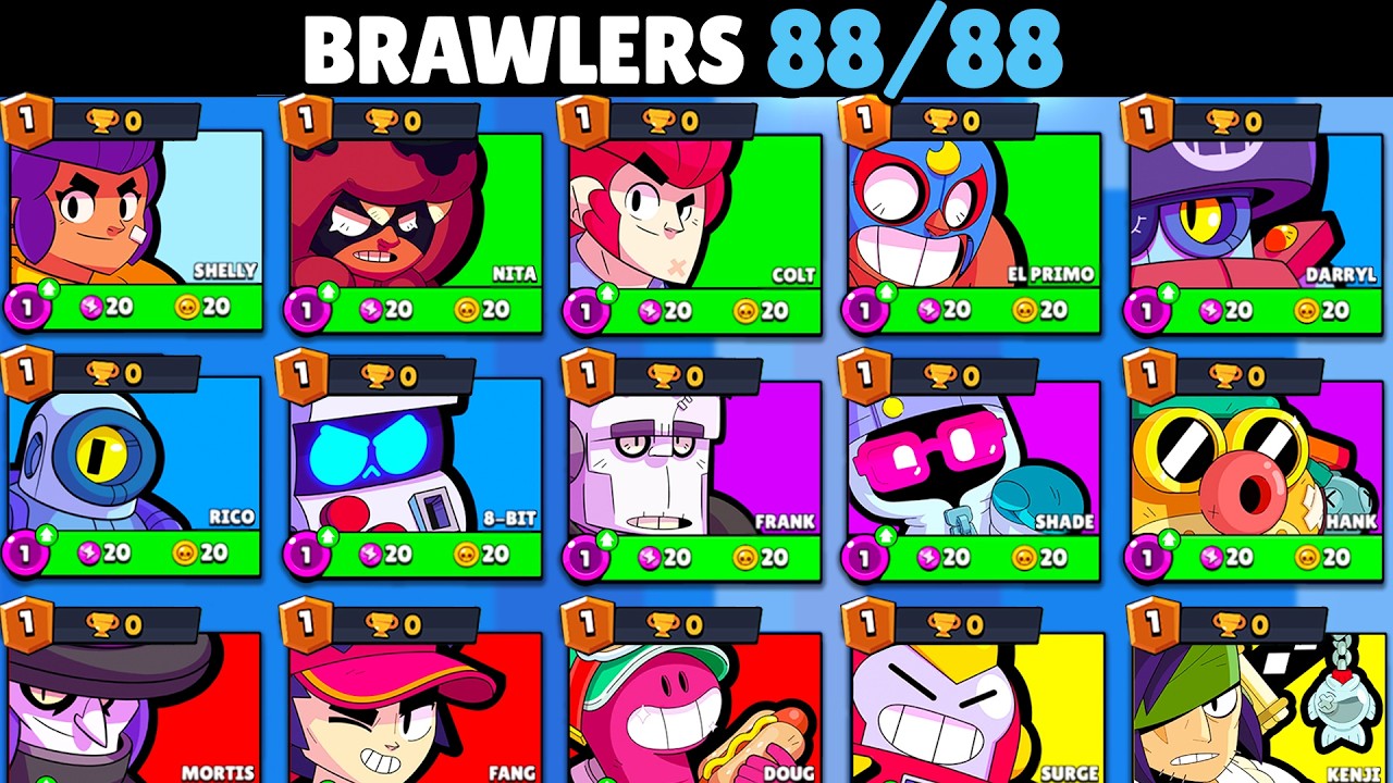 How I Unlocked Every Brawler with 0 Trophies!