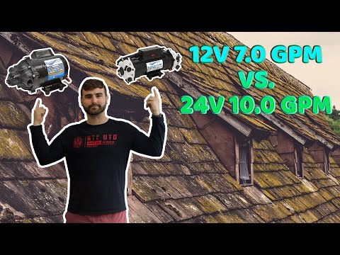 12V 7.0 GMP vs  24V 10.0 GPM Pump - Which One Shoots Farther???