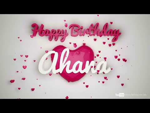 Ahana #birthday #special #video #Ahana #wishes